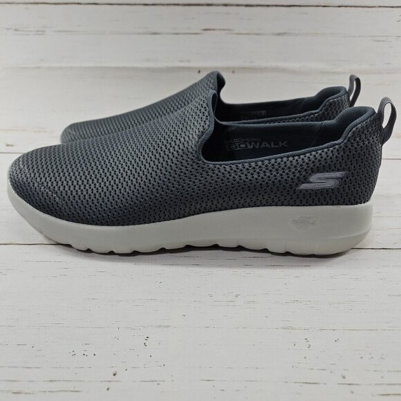 Skechers Go Walk Max Walking Shoes Mens 11 Gray Mesh Slip On Low Top - Picture 2 of 10